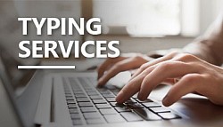 Typing services